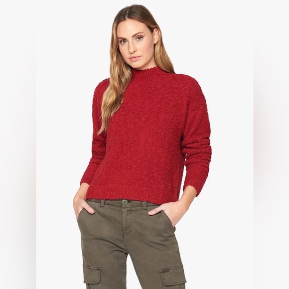 NWT SANCTUARY TEDDY MOCK NECK SWEATER - Picture 1 of 5